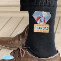 Personalised Me to You Bear Super Hero Mens Socks Extra Image 3 Preview